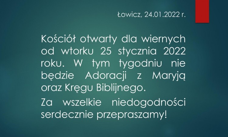 KOŚCIÓŁ OTWARTY