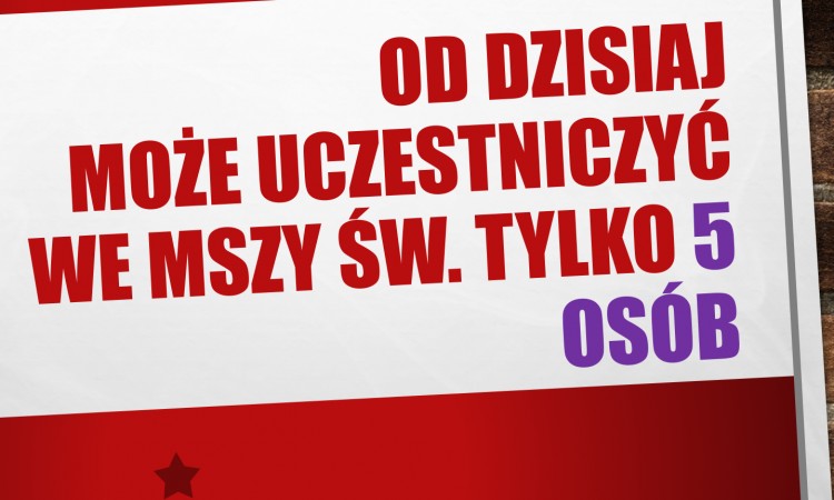 Komunikat Przewodniczącego Konferencji Episkopatu Polski w związku z kolejnym ograniczeniem liczby uczestników zgromadzeń